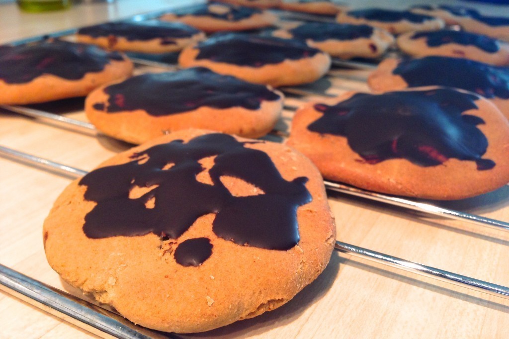 Galletas de chocolate y pasas 1