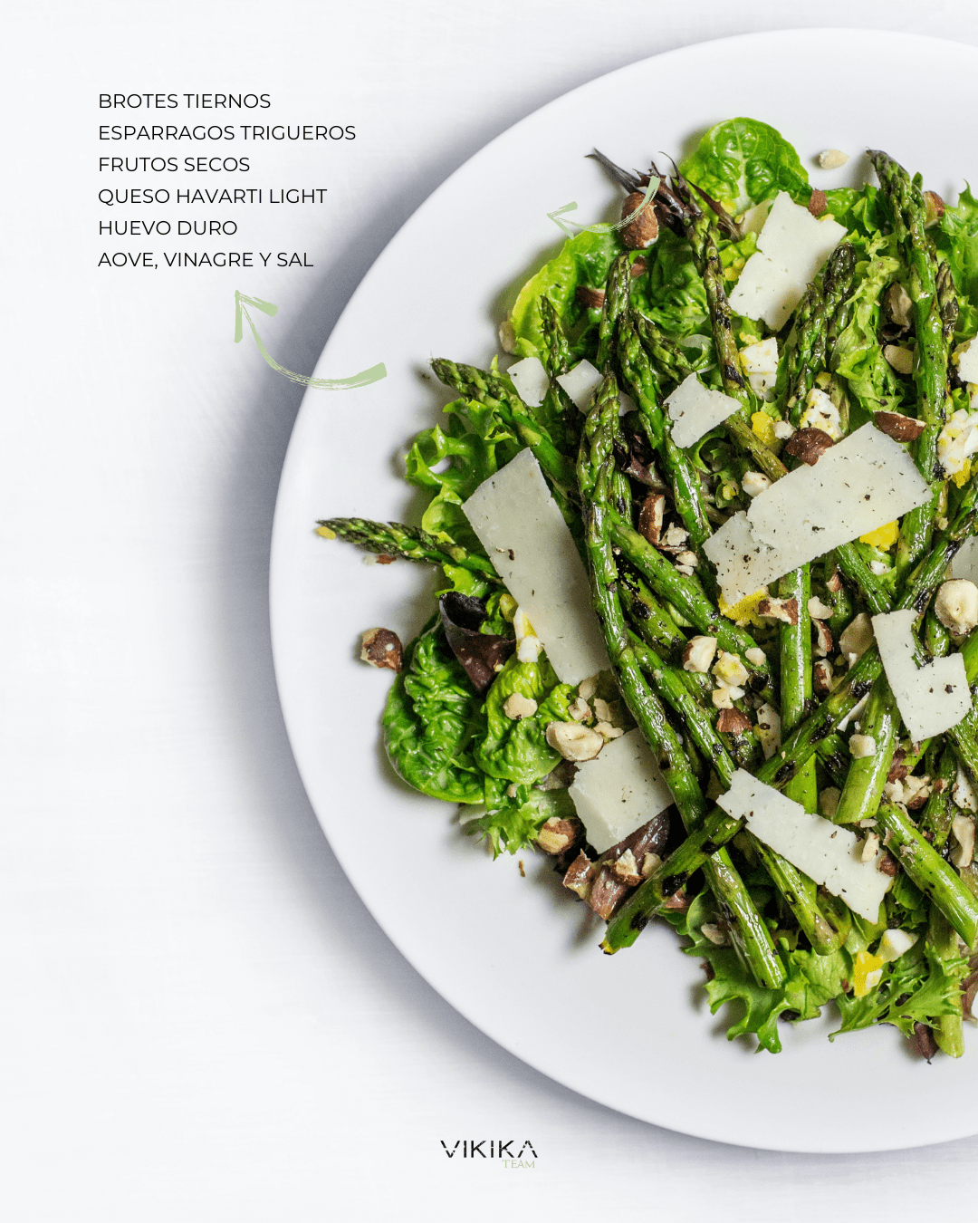 ensalada de espárragos trigueros