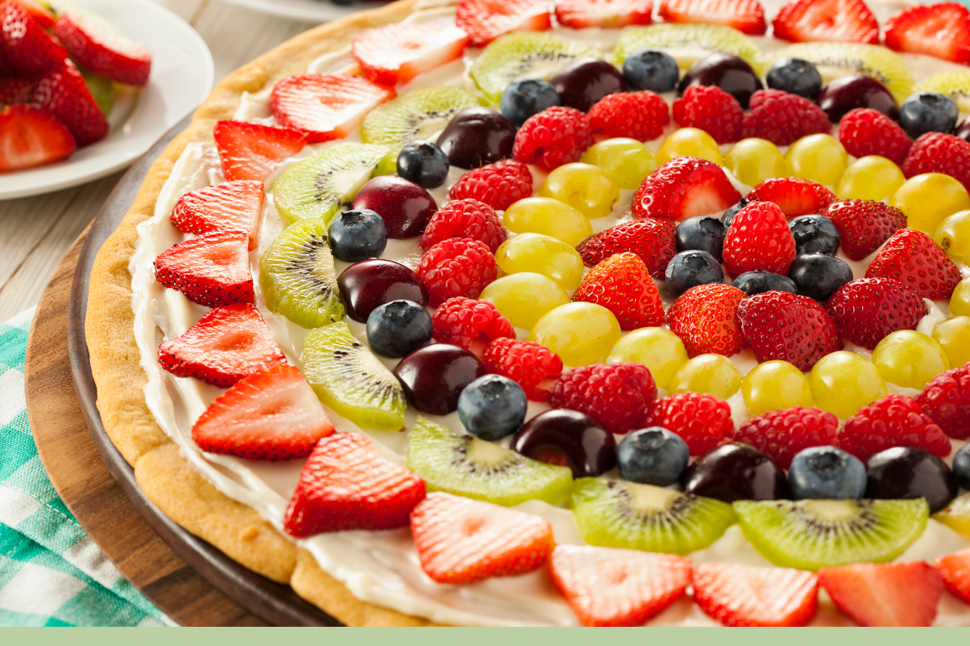 pizza de frutas