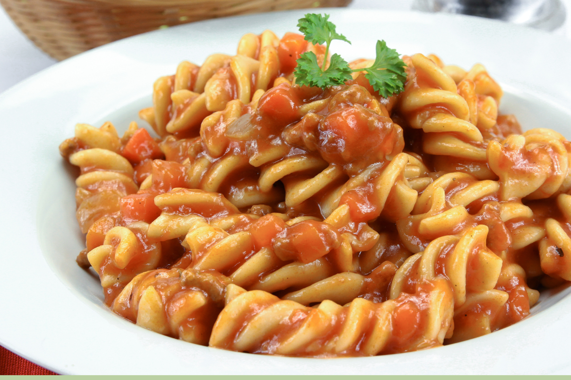 pasta con boloñesa vegetal