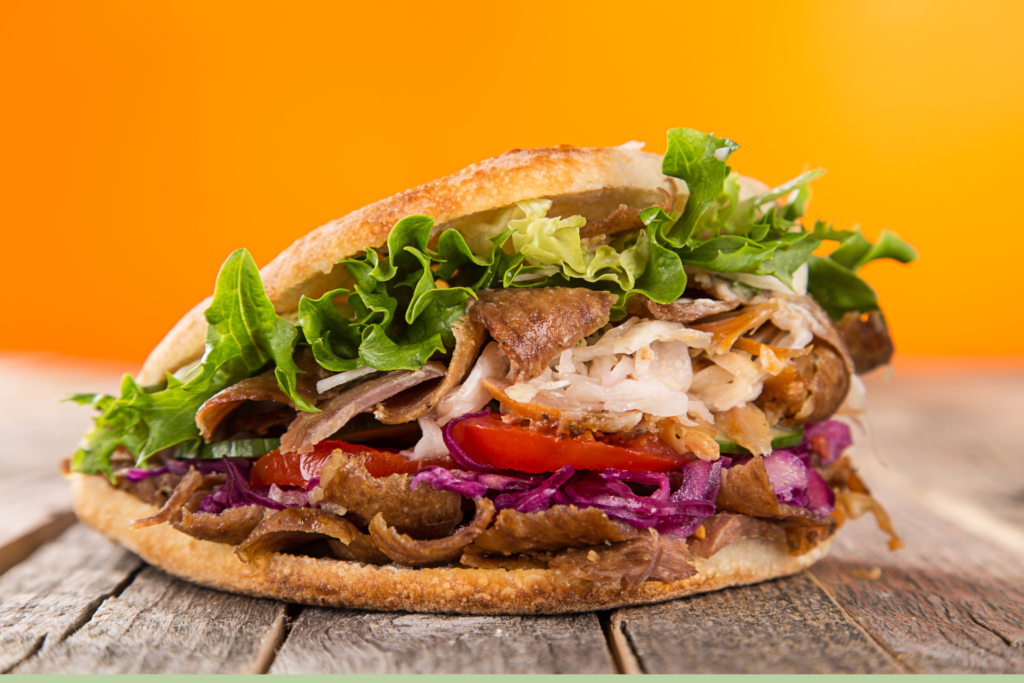 fit kebab con salsa de yogur